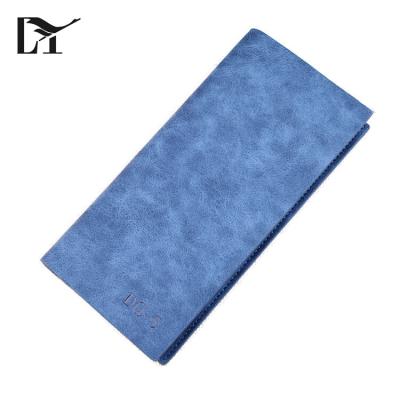 China Lingyue MW1037 Eco-Friendly Online Wholesale Men's 100% Leather Slim Wallets Long For Men for sale