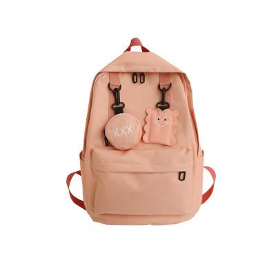 China 2019 Lady vCute promotional canvas drawstring backpack for teenage girls for sale