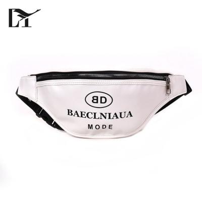 China 100% Eco-Friendly Online Wholesale Personal Custom Leather Bags Fanny Pack Alphabetic Printing PU Size for sale