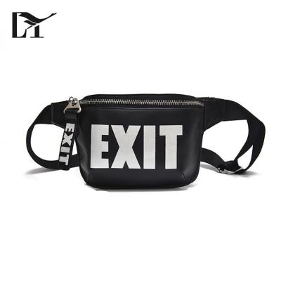 China 100% Lingyue CB3016 2018 Eco-friendly Fashion PU Waist Bag Women Leather Fanny Pack Letter OUTLET Sizes Pack Belt Bag Female Waist Bag for sale