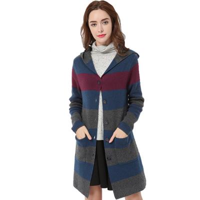 China 2019 autumn in stock 100% cashmere long cardigan OEM factory wholesale for sale