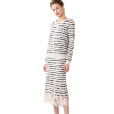 China Cashmere Sweater 100% Cashmere Women Sweater & Dress Cashmere Suits for Women for sale