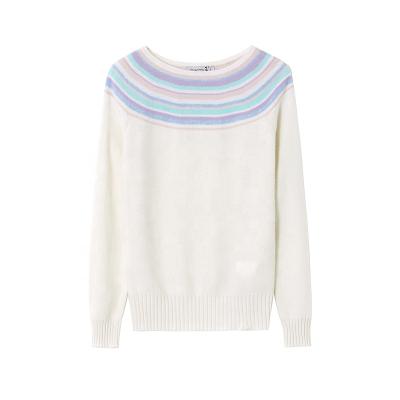 China Cashmere Sweater Luxury 100% Cashmere Sweater Multi Color Crew Neck Women Pullover for sale