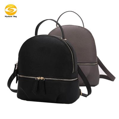 China Anti Theft Women Bags Backpack Purse PU Leather Zipper Bags Casual Backpacks Shoulder Bags Stylish College Daypack For Girls for sale