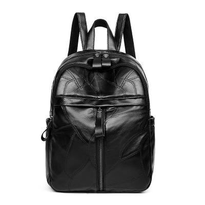 China None Backpacks For Women PU Leather Backpack Black Backpack For Girls Fashion for sale