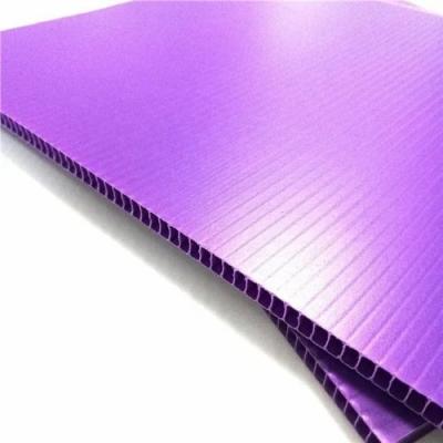 China High Impact Glossy Black Moisture Proof Fluted Floor Protection Sheet 100% Recyclable Waterproof PP Corrugated Plastic Sheet for sale