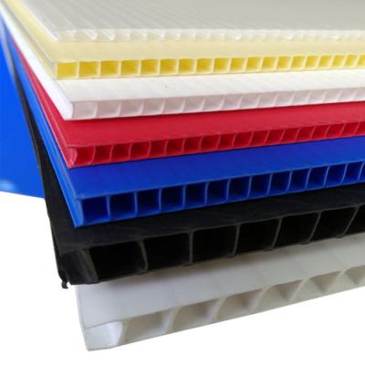 China Moisture Proof Eco Friendly Recyclable PP Fluted Sheet Corrugated Plastic Sheet Floor Protection Board for sale