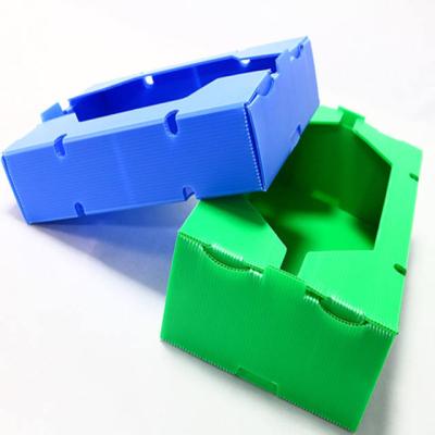 China PP Wholesale Free Sample 4mm 8mm 6mm 8mm 10mm PP Corrugated Plastic Fruit And Vegetable Box for sale