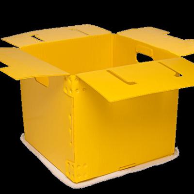 China Customized reusable plastic corrugated storage box eco-friendly high impact strength pp for sale