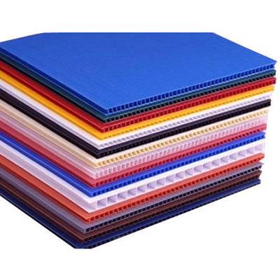 China Printing Advertising tint printing cavity pp sheet hollow core formwork panels plastic sheet for advertisement billboard and signs for sale