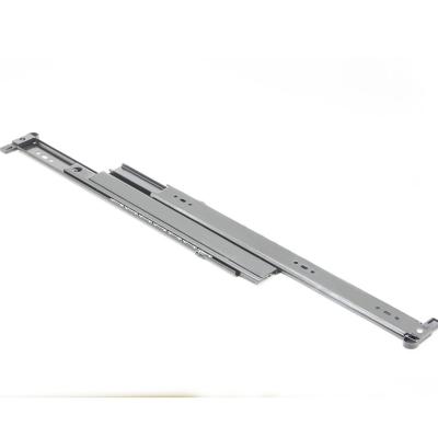 China Top Quality Modern Slim Stainless Steel Double Extension Drawer Box Bottom Slide for sale