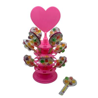 China Pp Well-known for its fine quality Plastic Lollipop/Candy Display Shelf Stand for sale