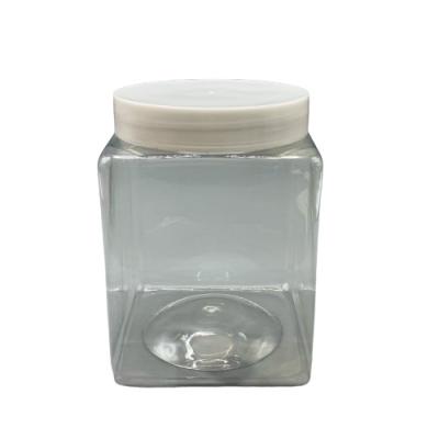 China Pp Custom Color Hot Selling Square Shape Plastic PP Jar For Food Packaging for sale