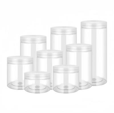 China Pp Empty Thick Wall Pet Sweet Honey Candy PP plastic jar with cover for food storage for sale