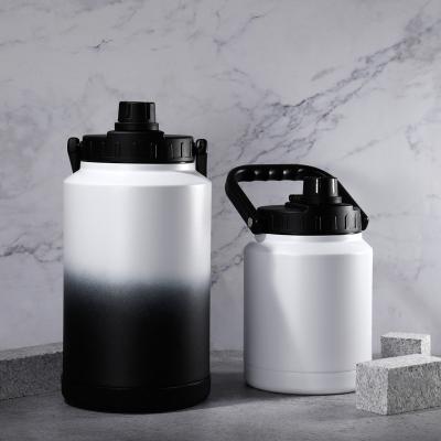 China Sustainable Large Capacity SS304 Double Wall Vacuum Stainless Steel Eco Friendly Water Bottle for sale