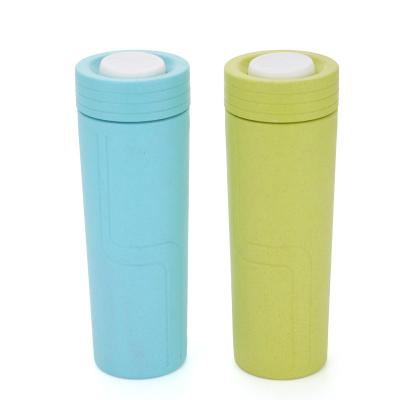 China 2020 Sustainable New Arrival Reusable Customized Heat Resistant Rice Husk Eco-friendly Water Bottle for sale