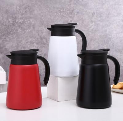 China PORTABLE European style stainless steel vacuum thermos pot household large capacity thermos kettle coffee pot double for sale