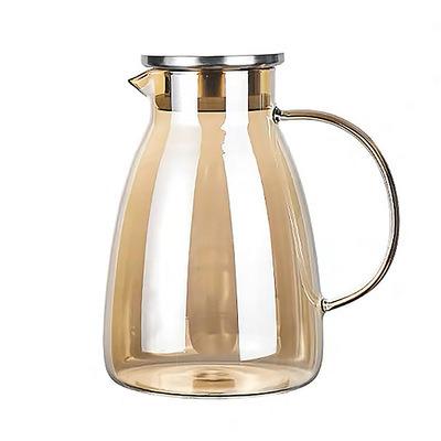 China WITH LID cold water pot bottle kettle cold water kettle glass cold water kettle for sale