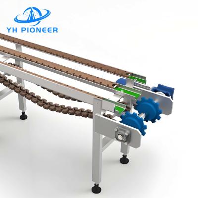 China High Capacity Double Chain Conveyor Machine Material Handling CE Certificated for sale