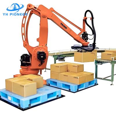 China 120KG Load Individual Box Palletizer Machine , Steel Frame Automatic Case Palletizer for sale