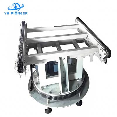 China Alloy Steel Chain Industrial Pallet Turntable For High Capacity Pallet Transfers for sale