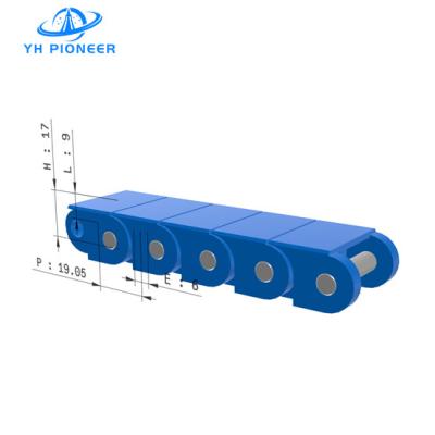 China High Temp Resistant Conveyor Chain Plate ,  POM Material Conveyor Plastic Chain for sale