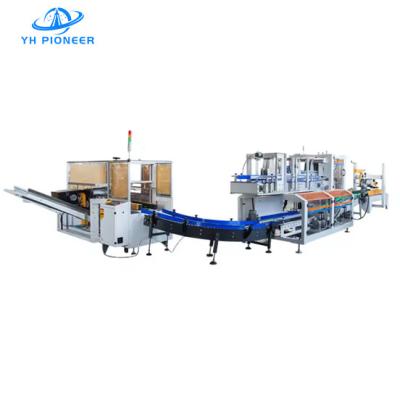 China Precision Bottle Case Packing Machine 15-20 Bags/Min For PET And Glass Bottles for sale