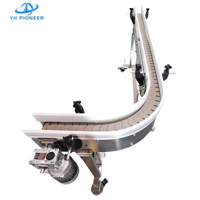 China Customizable Steel Frame Turning Conveyor Chain Plate With POM Belt Material for sale