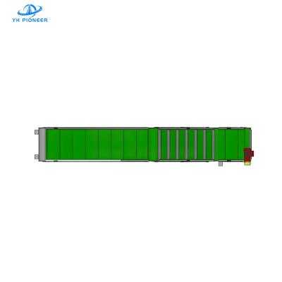 China Custom Length Plastic Belt Modular Conveyor Systems With 500-800mm Belt Width for sale