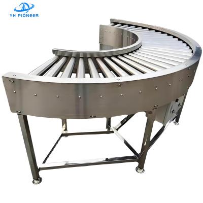 China Customized Roller Turning Conveyor with Steel or Galvanized Frame and Variable Motor Power for Reliable Operation for sale