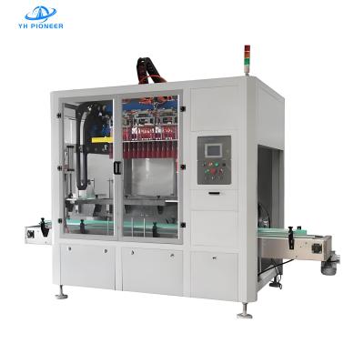 China Flexible Bottle Case Packer with Customizable Pallet Sizes and 4.6KW Power for High Speed Canning Lines zu verkaufen