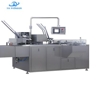 China Carton Packing Machine For High Efficiency and Space Saving with Stainless Steel Frame and 220V Power for sale