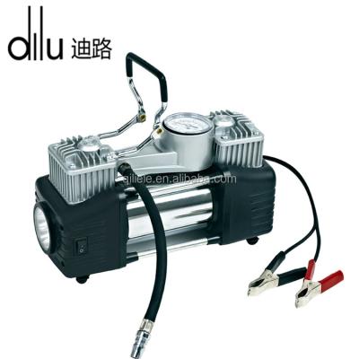 China Inflate Air Products NEW Twin Cylinder Car / Outdoor Equipment Air Compressor - 12V 150PSI for sale