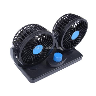 China Head Motor 12v 24v Double Car Heater Fan for sale