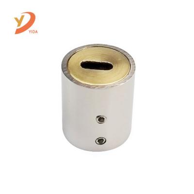 China Modern Chinese Product 304 Stainless Steel Shower Room Round Glass Tube Holders Glass Connector for sale