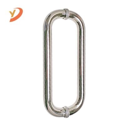 China Best Quality Modern Selling Sliding Door Handle Shower Room 304 Stainless Steel Glass Handle for sale