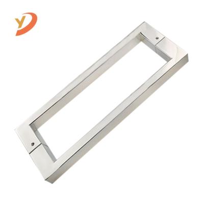 China Easy to install and new durable 304 stainless steel hot sale glass door handle custom design shower room handle for sale