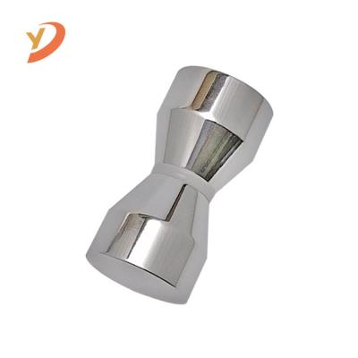 China Modern high quality 304 stainless steel aluminum brass shower glass handle back to back solid knob handle for sale