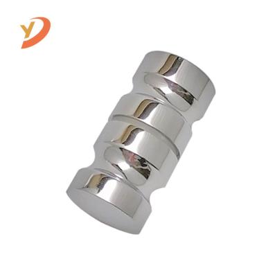 China Factory Wholesale 304 Modern Stainless Steel Aluminum Brass Shower Door Handle Hardware Accessories Glass Handle for sale