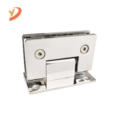 China Modern Manufactured China Profession Mirror Type Pivot Glass Hinge Shower Glass Door Flange For Mood Glass for sale