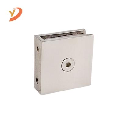 China High Quality Best Selling Modern Bathroom Door Connection Wall Accessories 0 Degree Double Hole Glass Fixers for sale