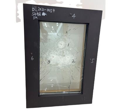 China Armor BulletProof Aluminum Window Strong High Quality Fixed for sale