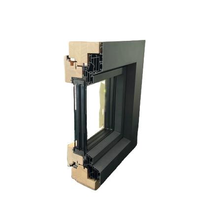 China Fixed Tilt&Turn House Window Low Energy Passive Low Uw Grade Aluminum Clad Wood Window for sale