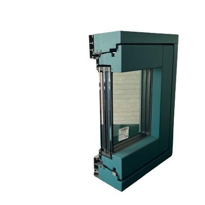 China Joyfident 126 Good Quality Energy Saving Aluminum Clad Wood Windows Fixed Passive Window for sale