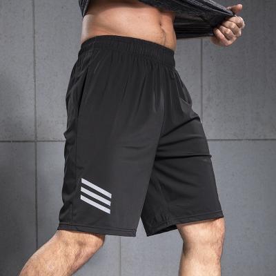 China Anti-wrinkle men's sports shorts running fitness training shorts quick-drying pants breathable sweat wicking reflective brand night running p for sale