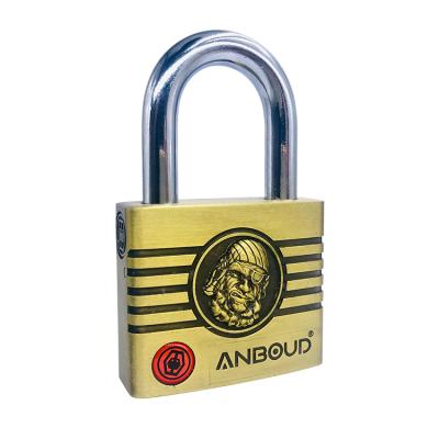 China Wholesale Solid Brass Atomic Factory High Quality Padlock Zinc Alloy + Heavy Duty Square Steel for sale