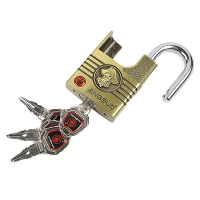 China 2020 Style Zinc Alloy Candado European Design Zinc Alloy + Steel Mechanical Padlock For Warehouse Lock for sale