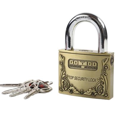 China High Security Combination Security Key Combination Durable Zinc Alloy Padlock Metal Mechanical Padlock for sale