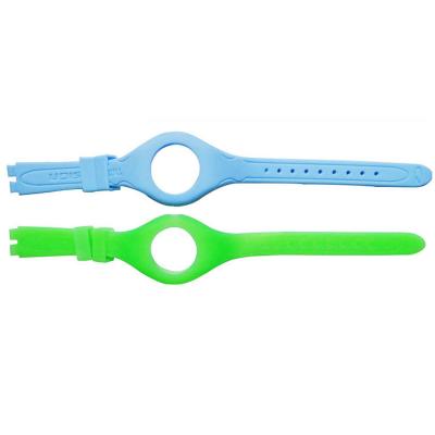 China Lightweight Silicone Rubber Watch Strap Smart Watch Band For Lady for sale