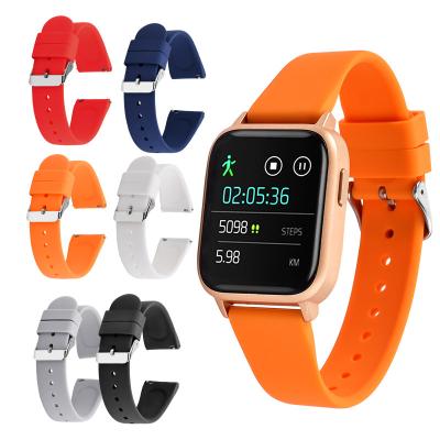 China Rubber IN SHARES 6 Colors 3 Sizes SHX Sizes 6 Quick Release Adjustable Silicone Watch Strap Sport Silicone Elastic Band For Smart Watch for sale